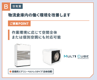 工場内の働く環境を改善します